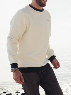Anián x Nimmo Bay Legacy Collection Crewneck Sweatshirt Cream Green XL